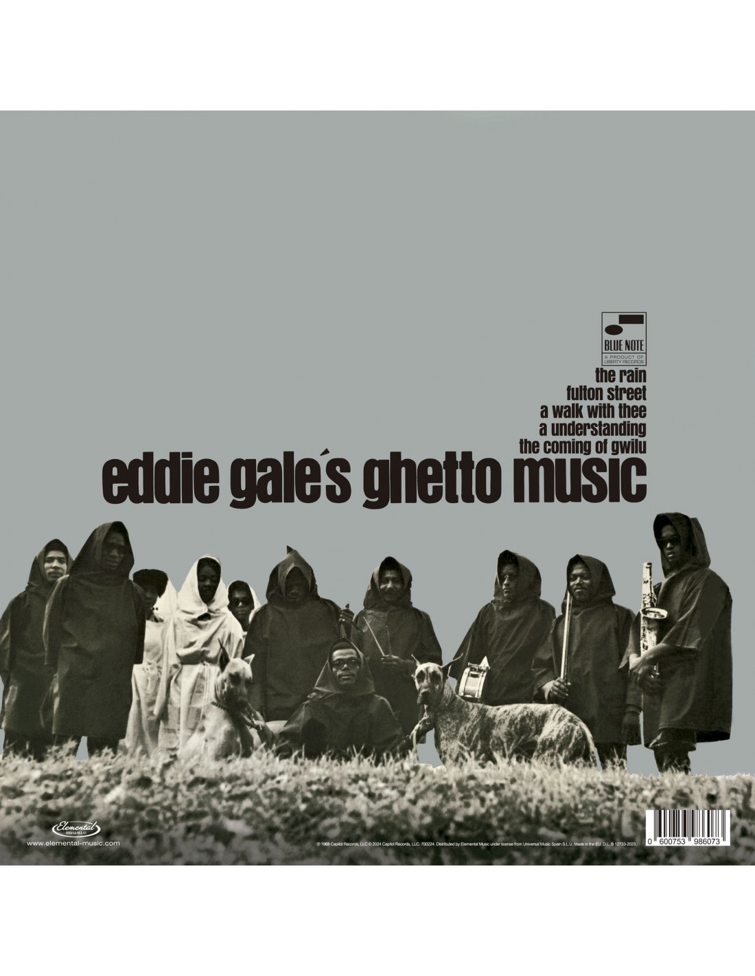 Eddie Gale's - Ghetto popular Music (white/grey & black marble colored vinyl) RARE OOP