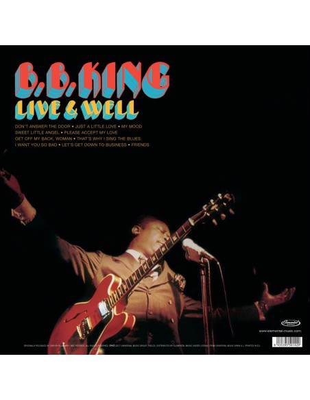 B. B. King - Live & Well - Limited Edition 180 Gram Gatefold LP