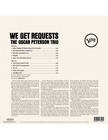 Oscar Peterson Trio - We get Requests (Verve Records)